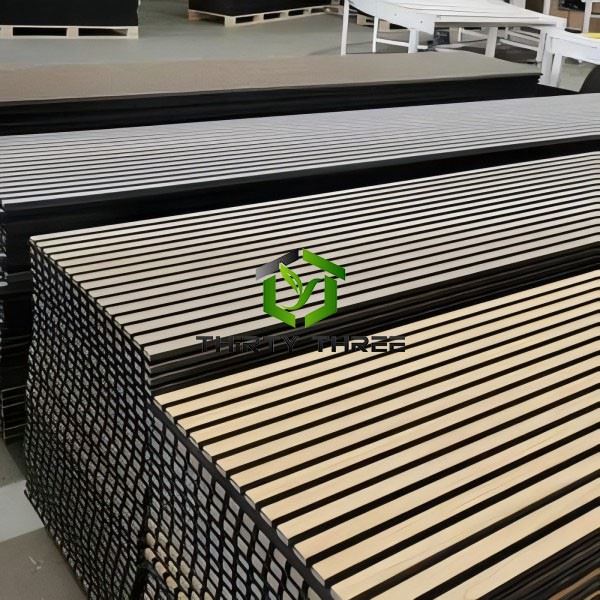 Modern Design Wooden Acoustic Slat Panel For Indoor