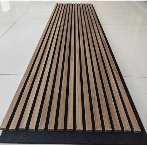 Természetes fa léc akusztikus panel
